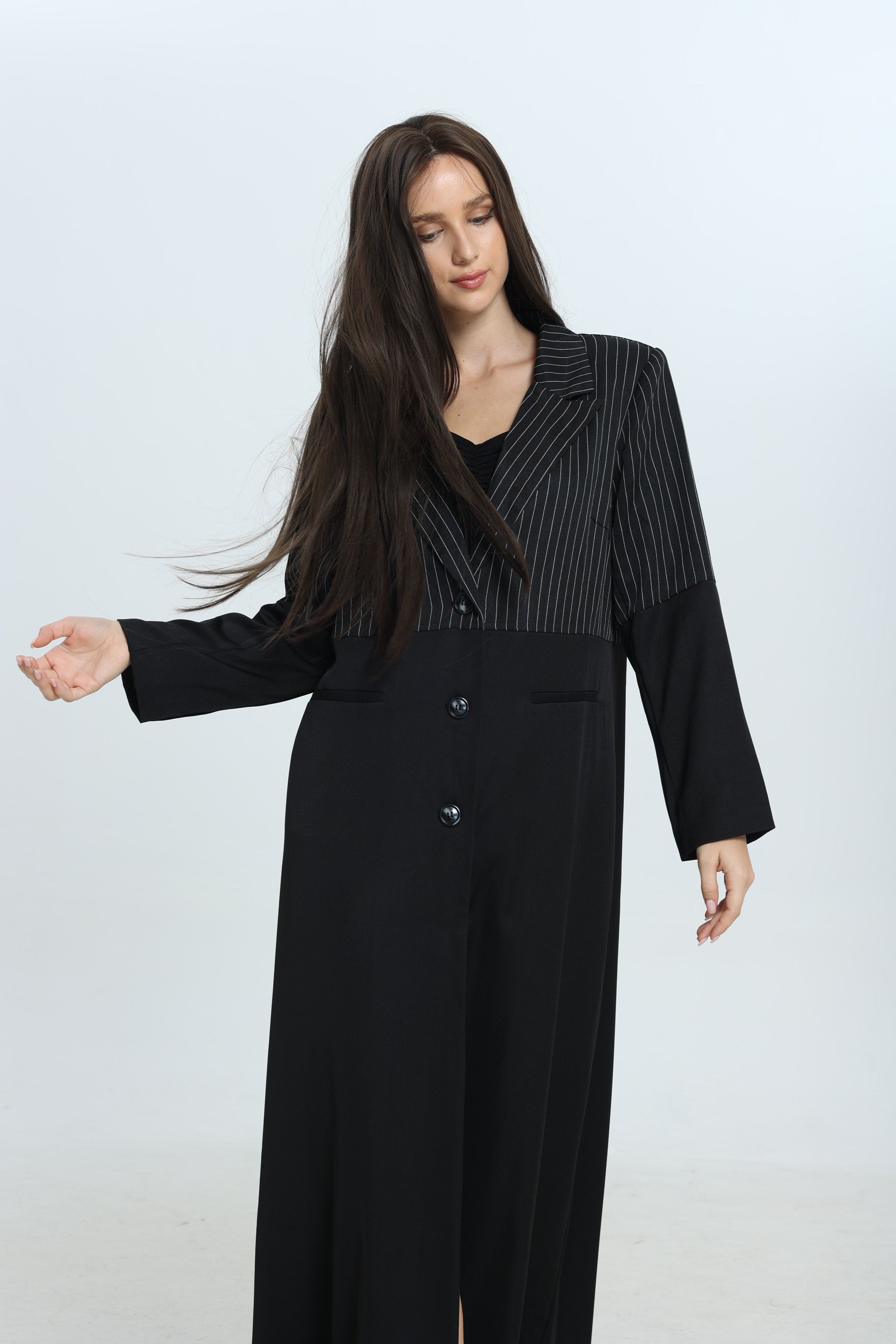 Black Duo Suit Abaya