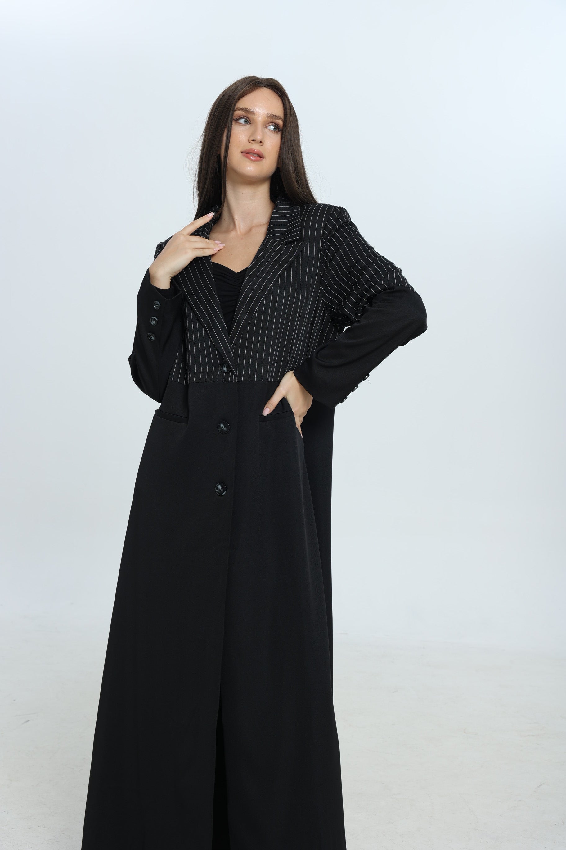Black Duo Suit Abaya