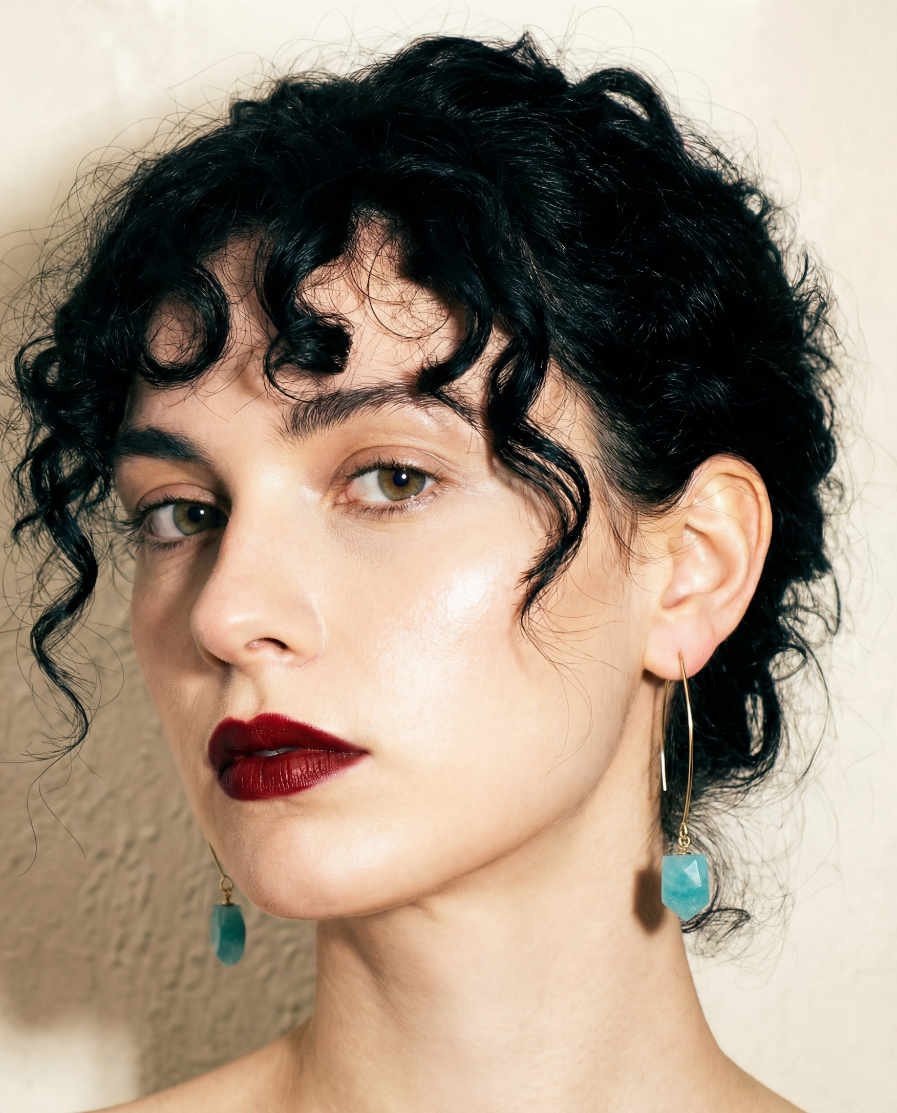 Amazonite Hook Earrings