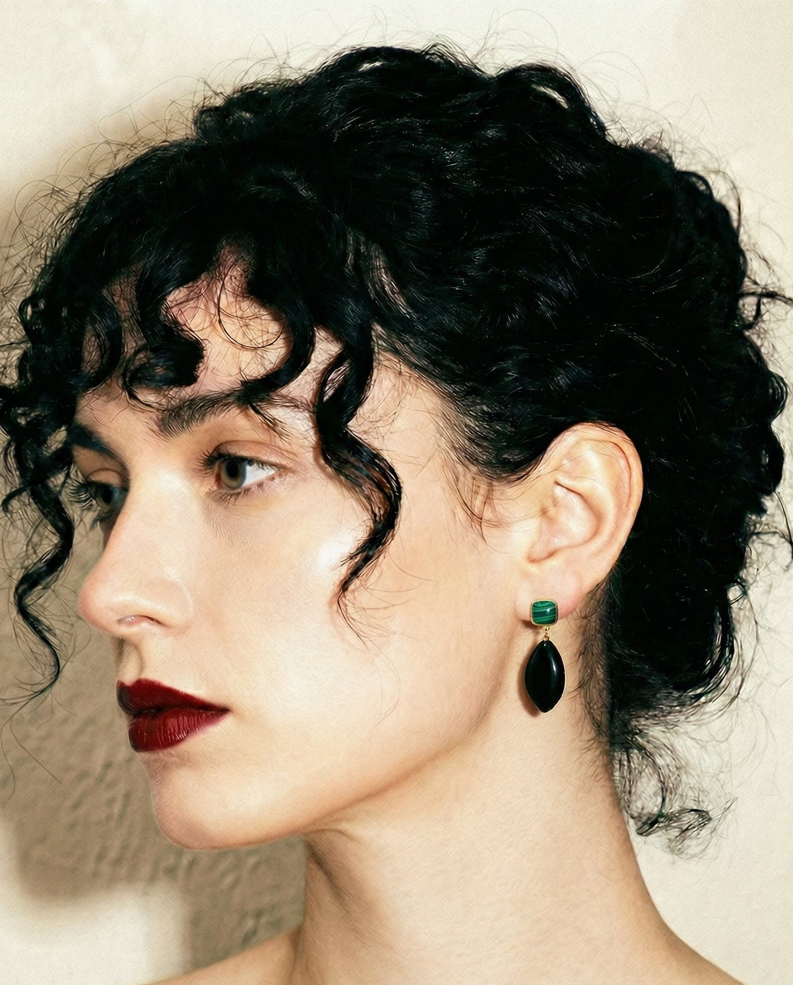 Black Onyx Gemstone Earrings