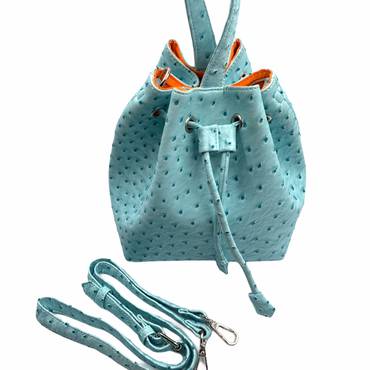 Baby Blue Bucket Bag