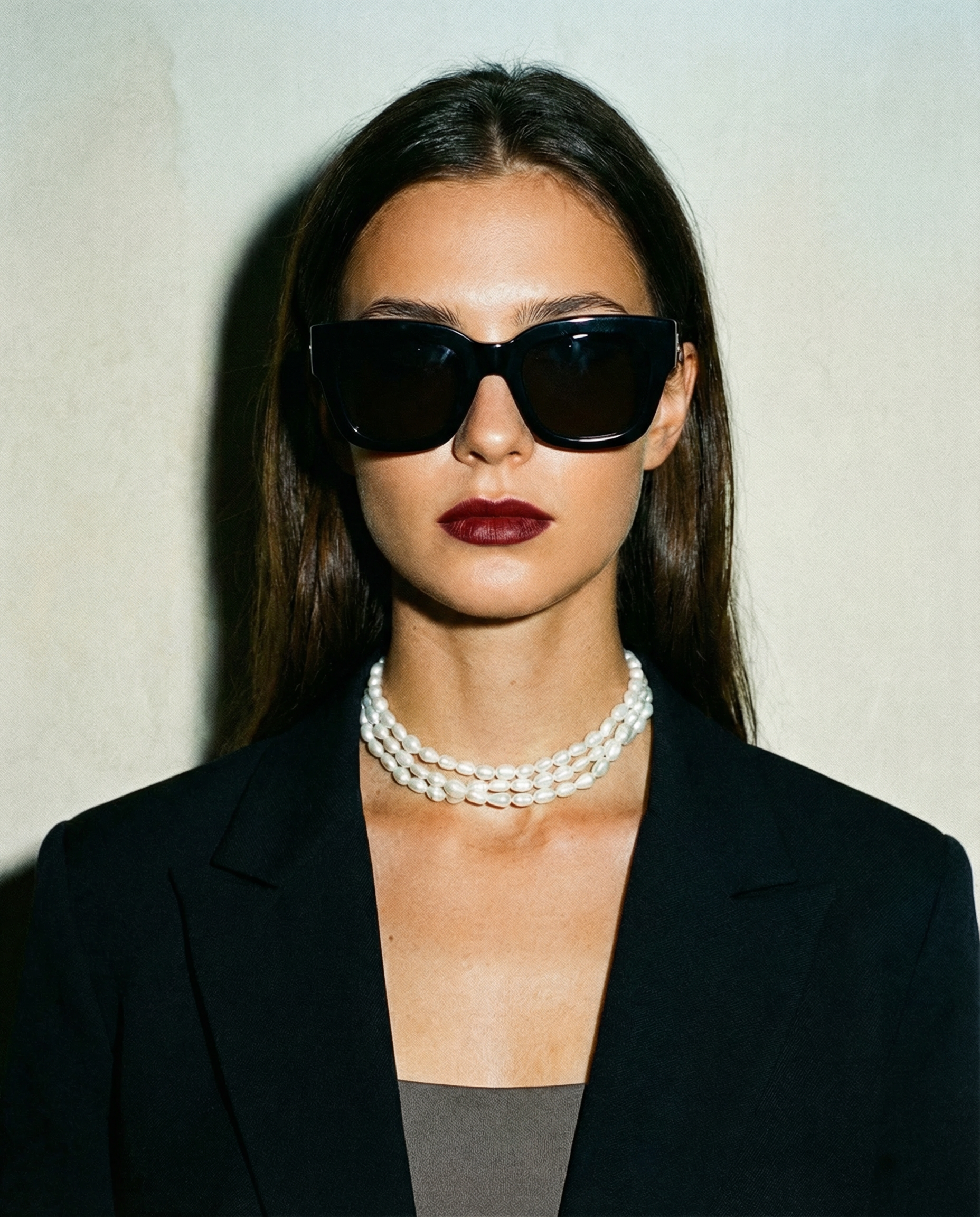 Choker Necklace Thick Pearl