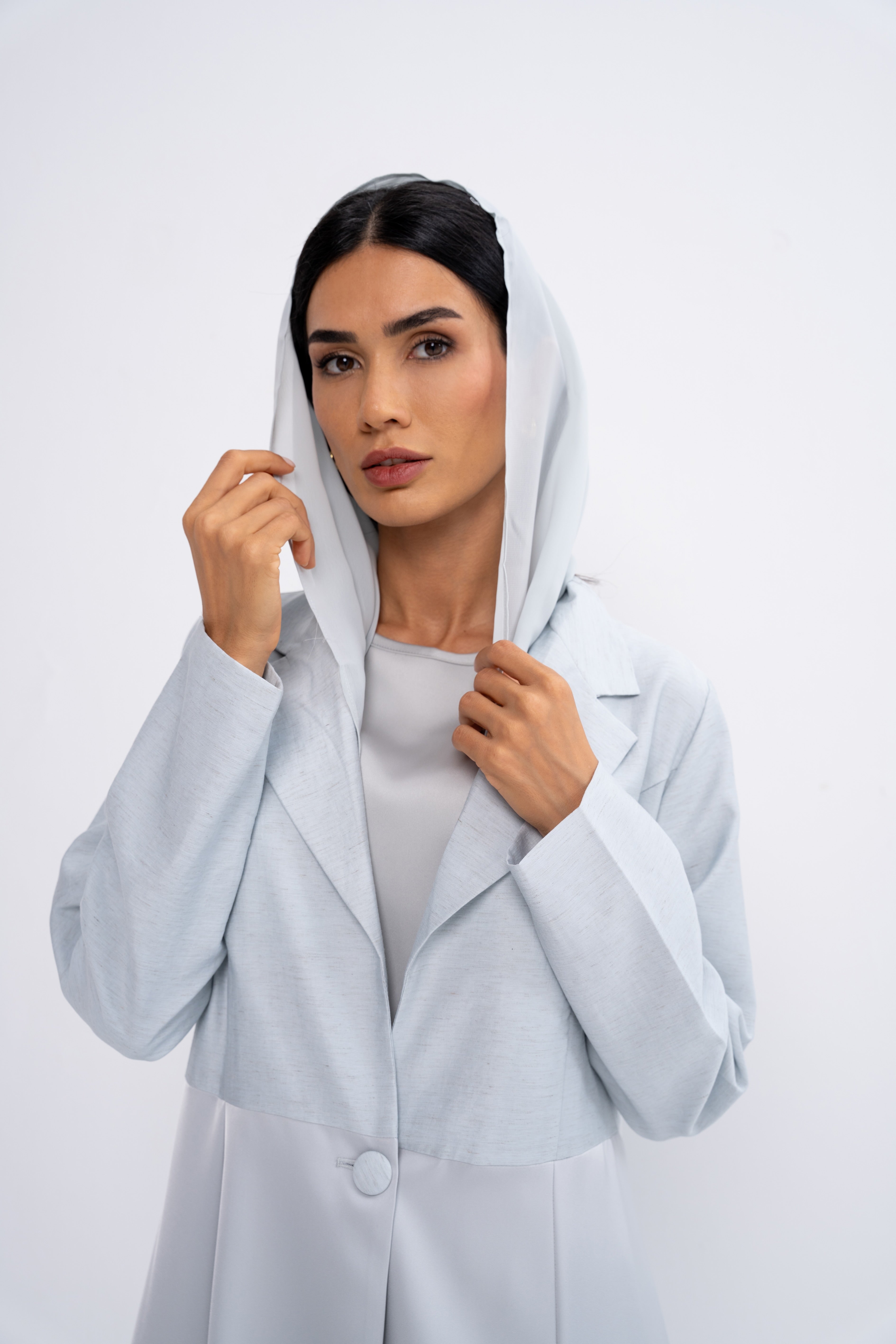 Abaya Dress in Gray