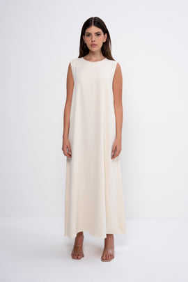 Abaya Dress in Beige