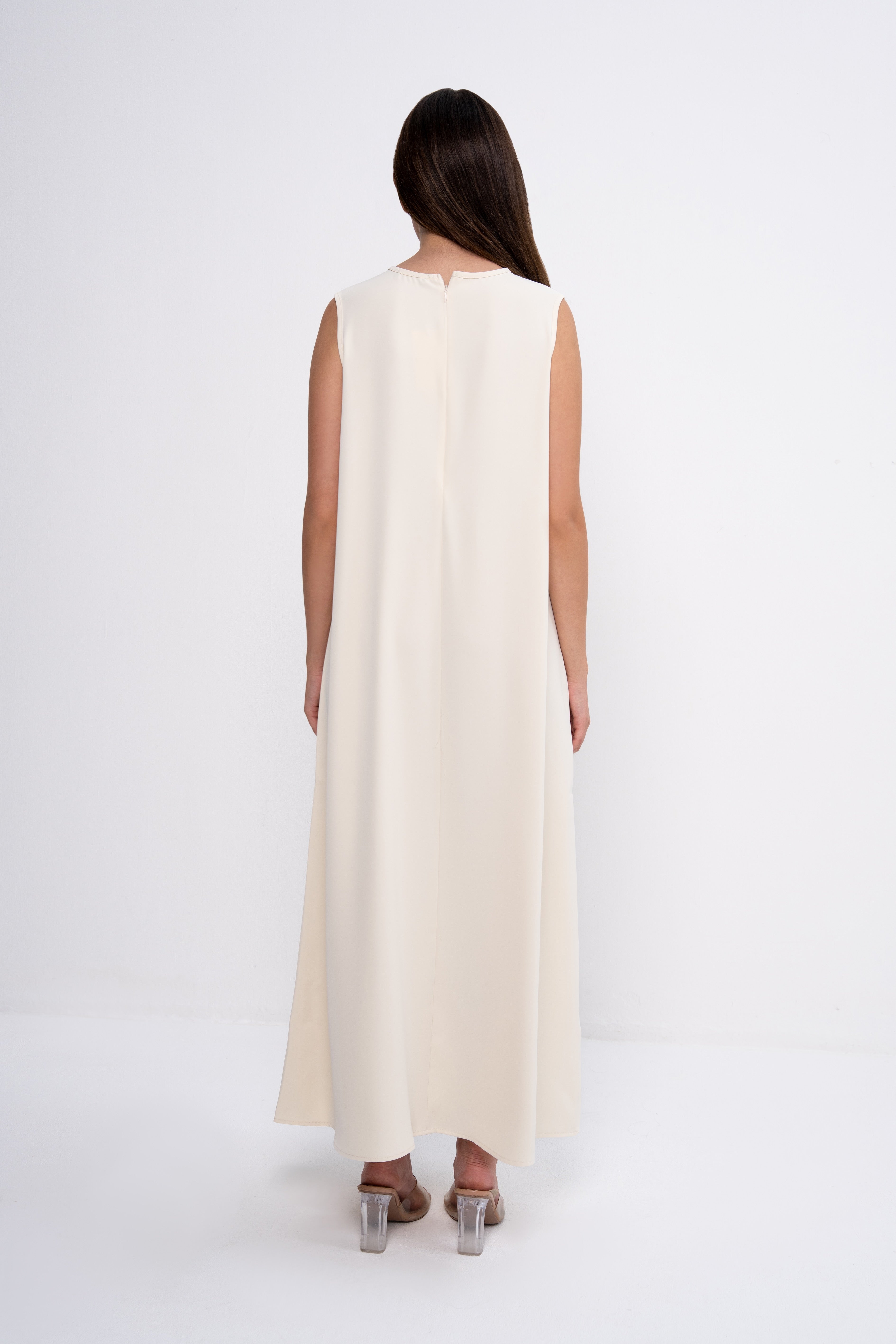 Abaya Dress in Beige