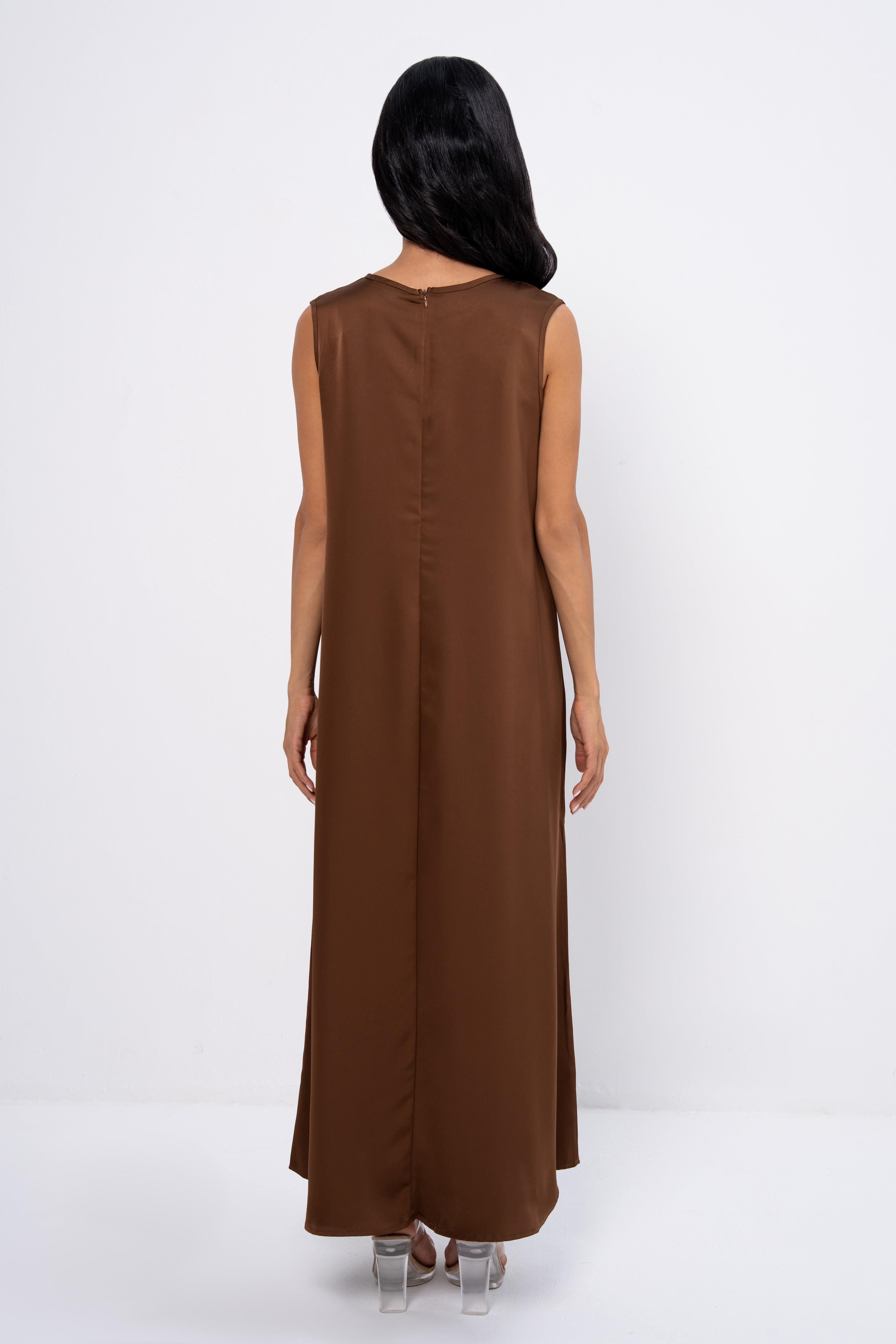 Abaya Dress in Brown