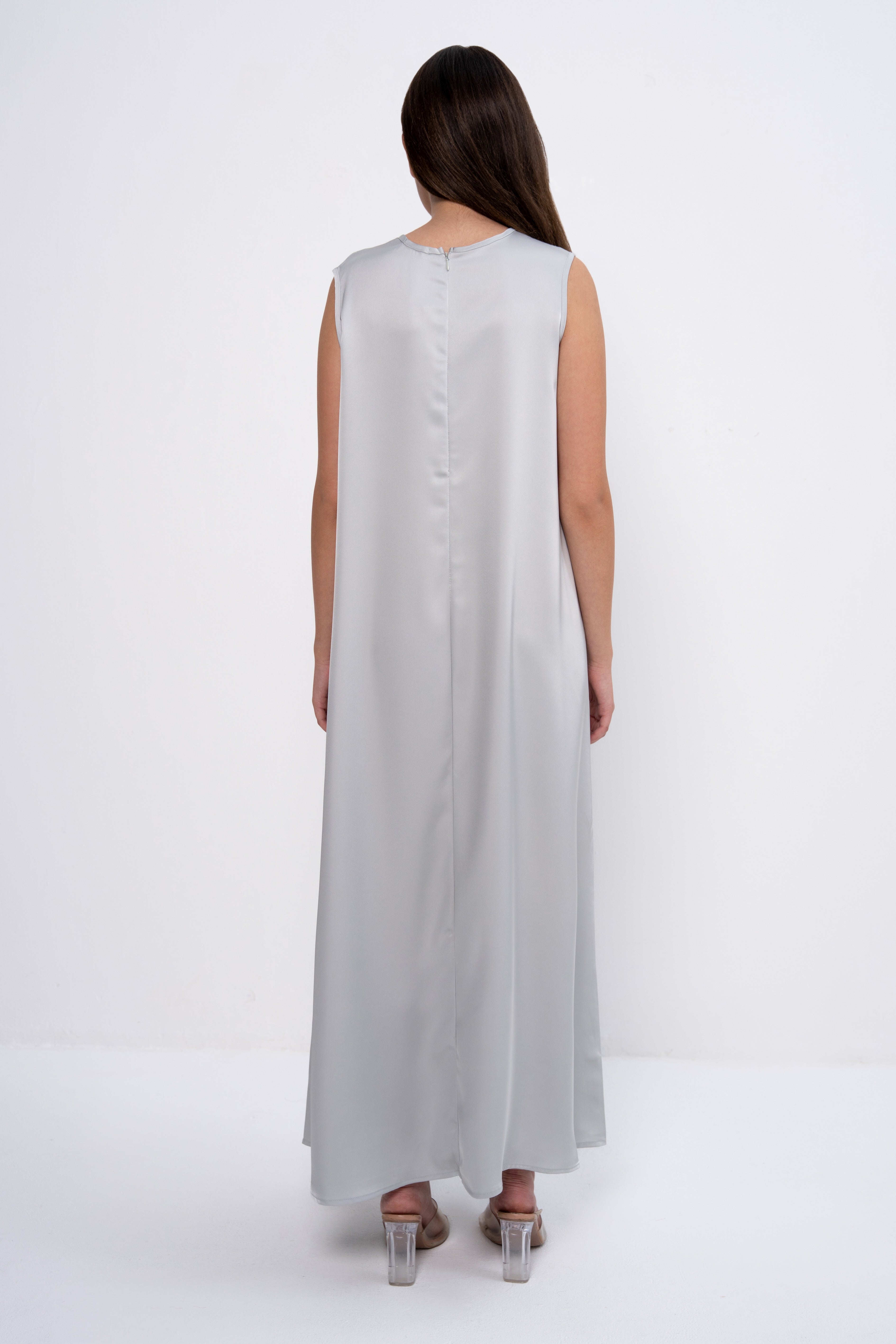 Abaya Dress in Gray
