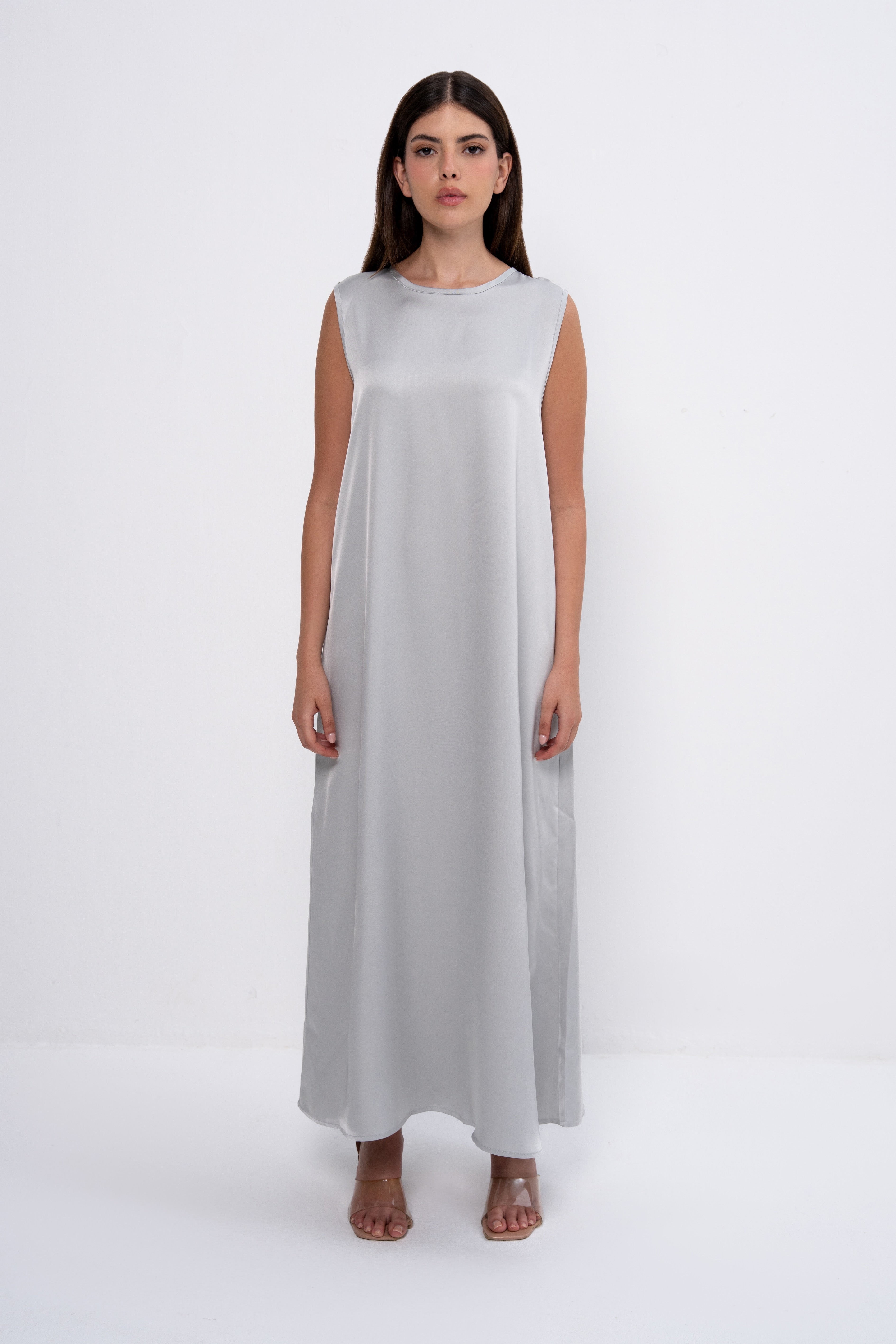 Abaya Dress in Gray
