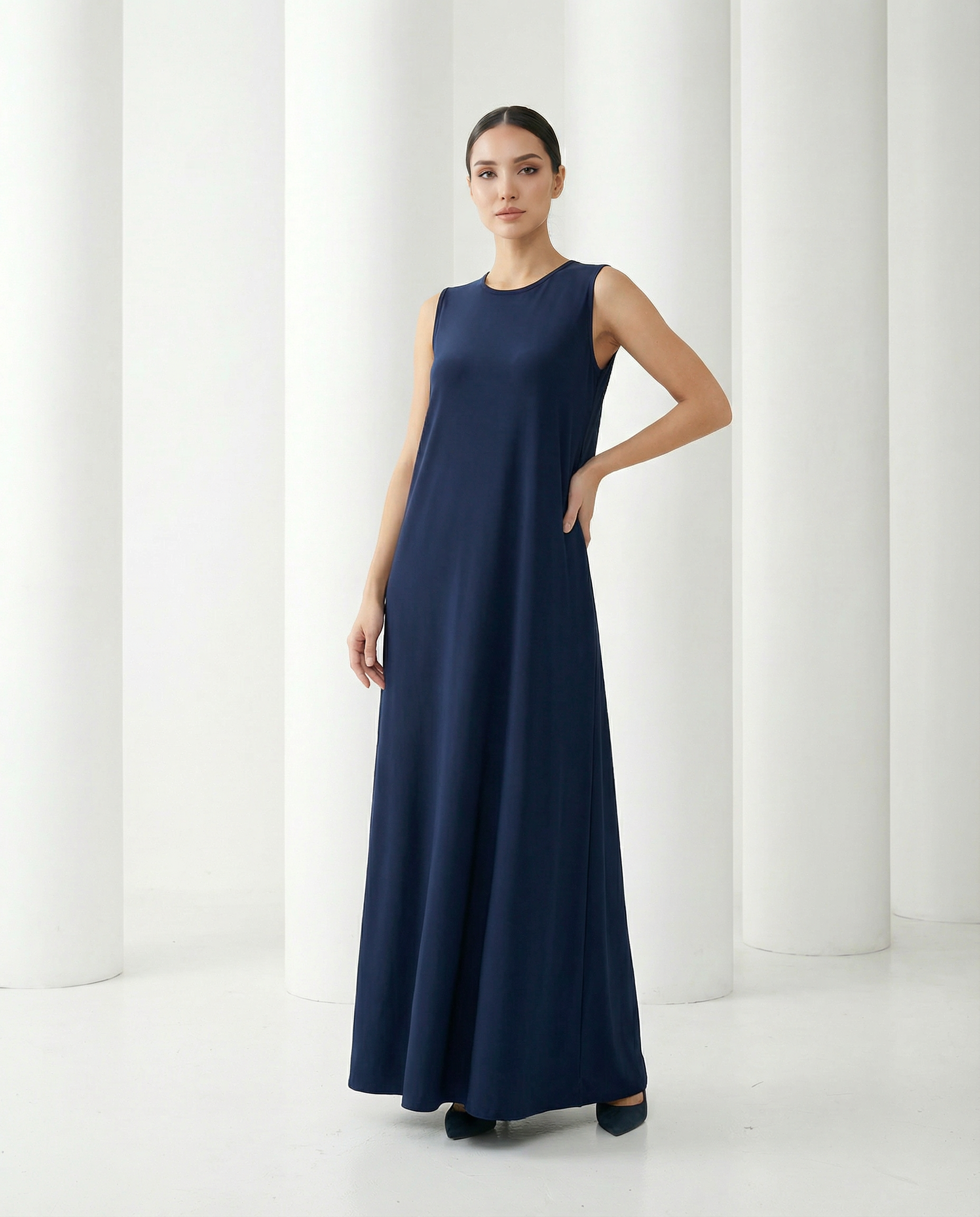 Abaya Dress in Navy blue