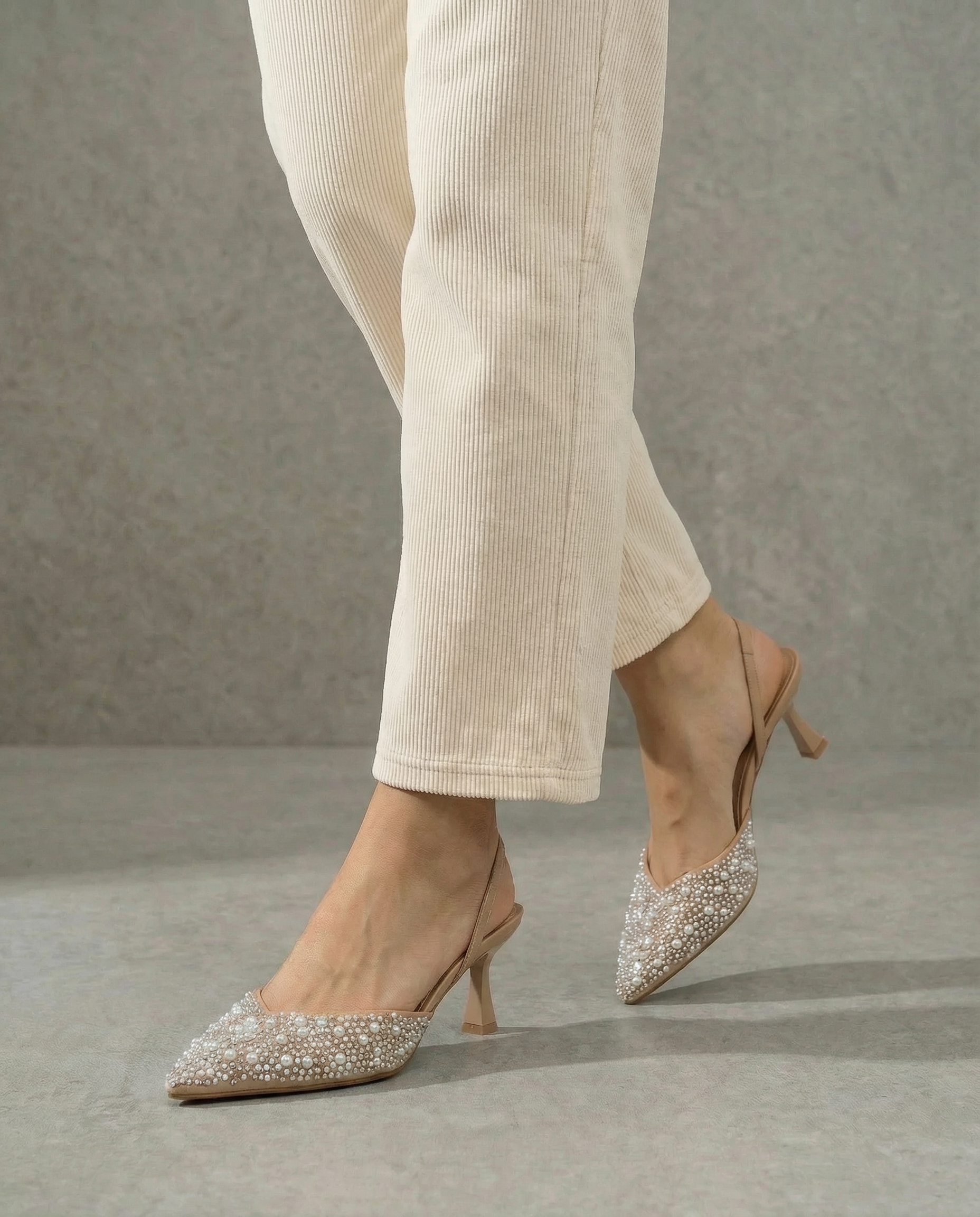 Pearl and Diamond Heels