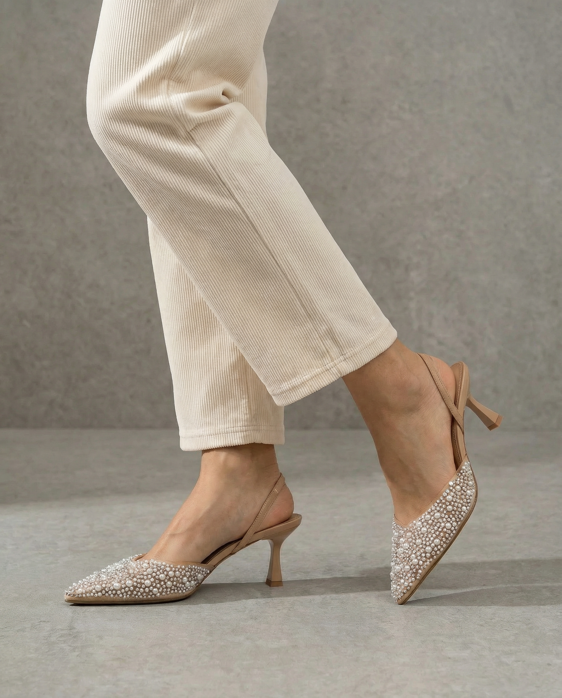 Pearl and Diamond Heels