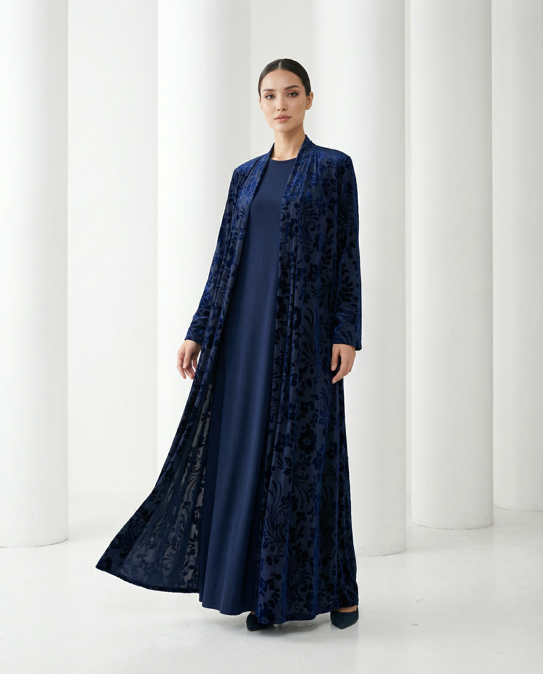 Abaya Dress in Navy blue