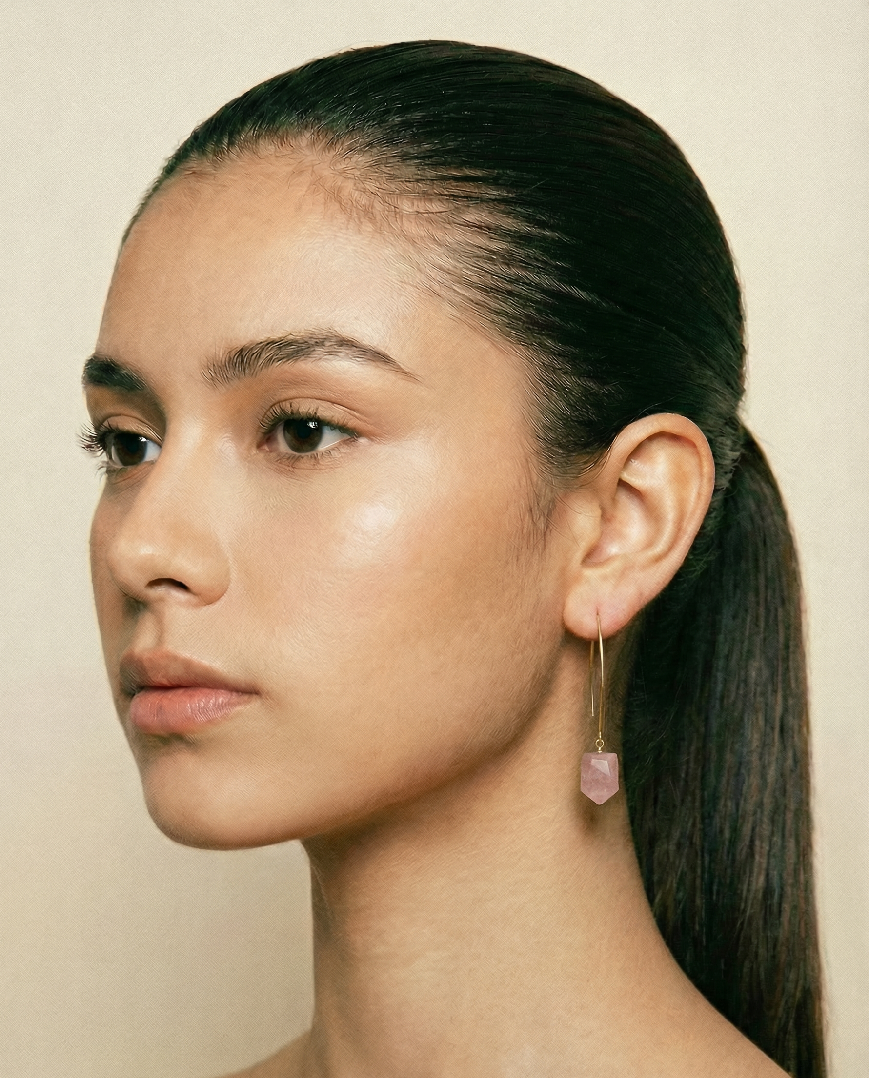 Sunstone Hook Earrings