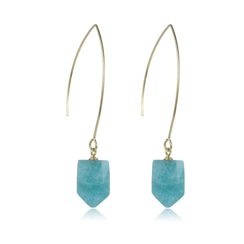 Amazonite Hook Earrings