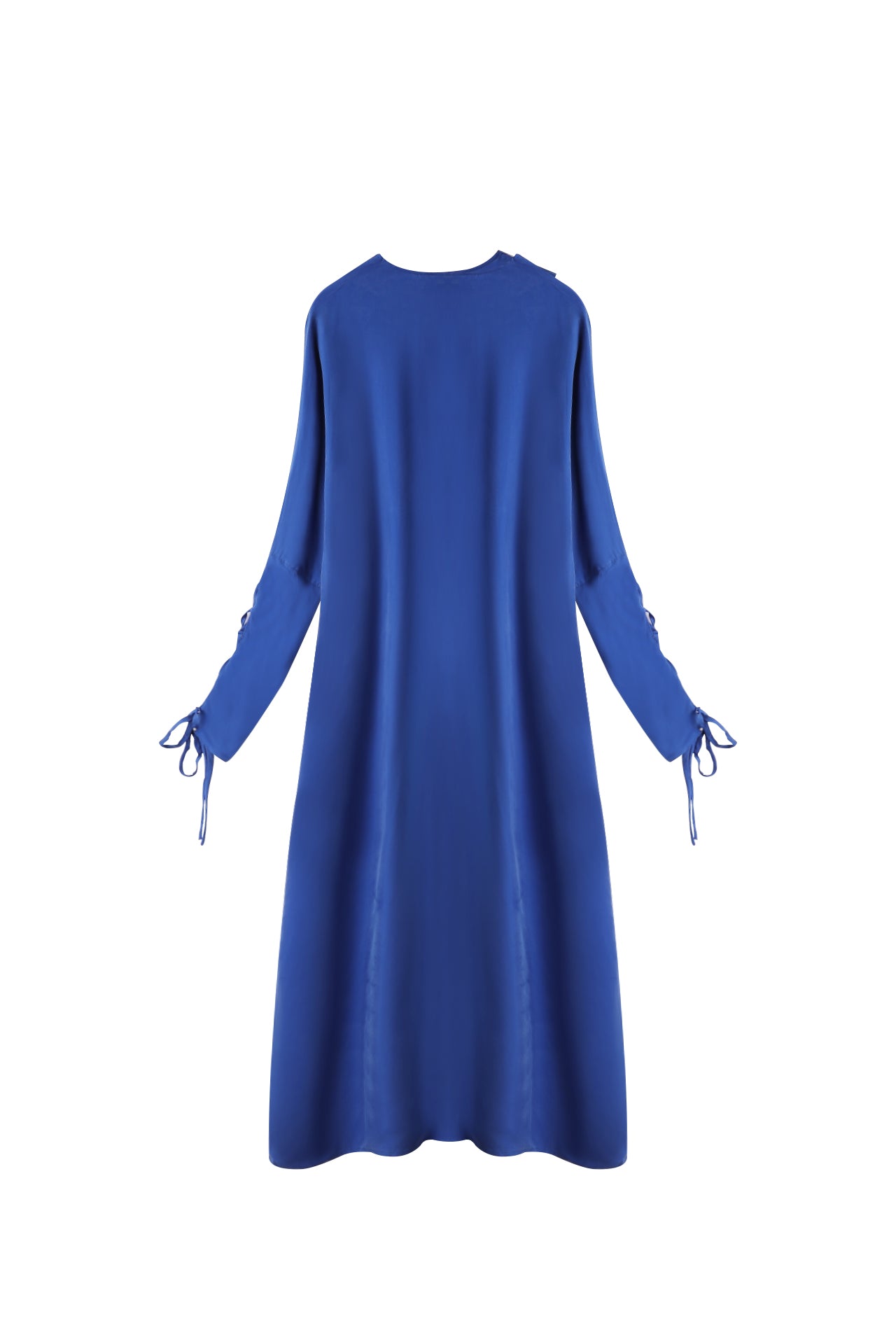 Blue Lace Sleeve Abaya