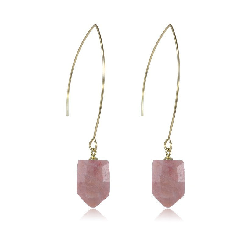 Sunstone Hook Earrings