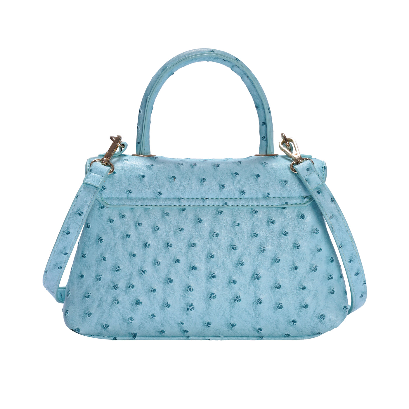 Classic Flap Bag with Handle in Blue