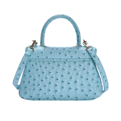 Classic Flap Bag with Handle in Blue