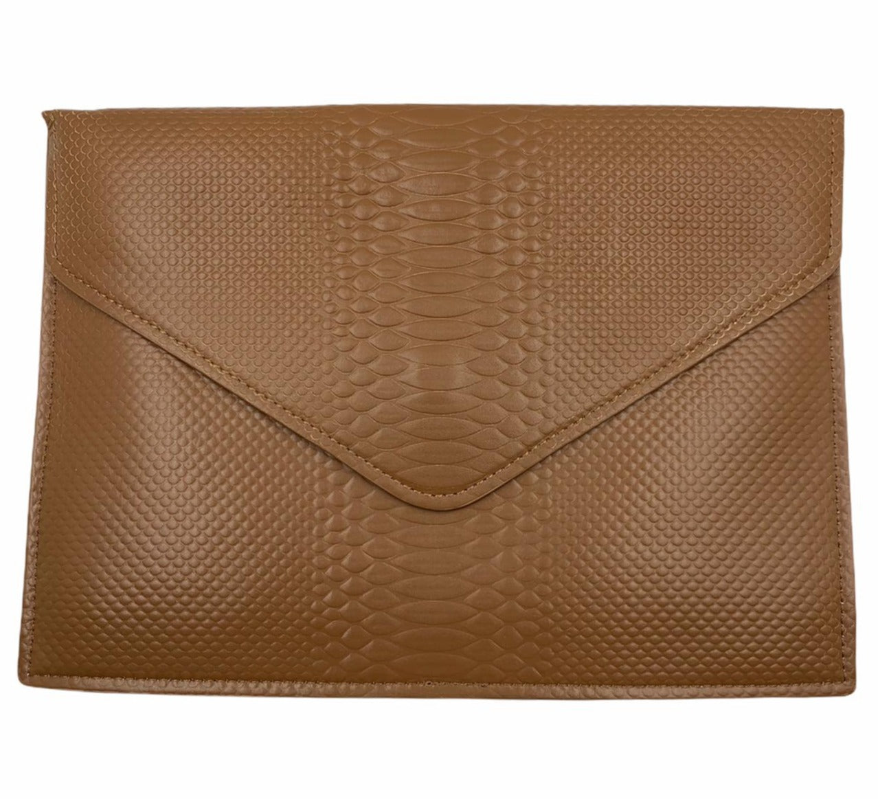 Lulu Beige Laptop Clutch