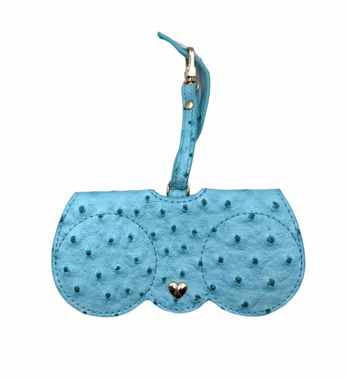 Turquoise Ostrich Sunglasses holder